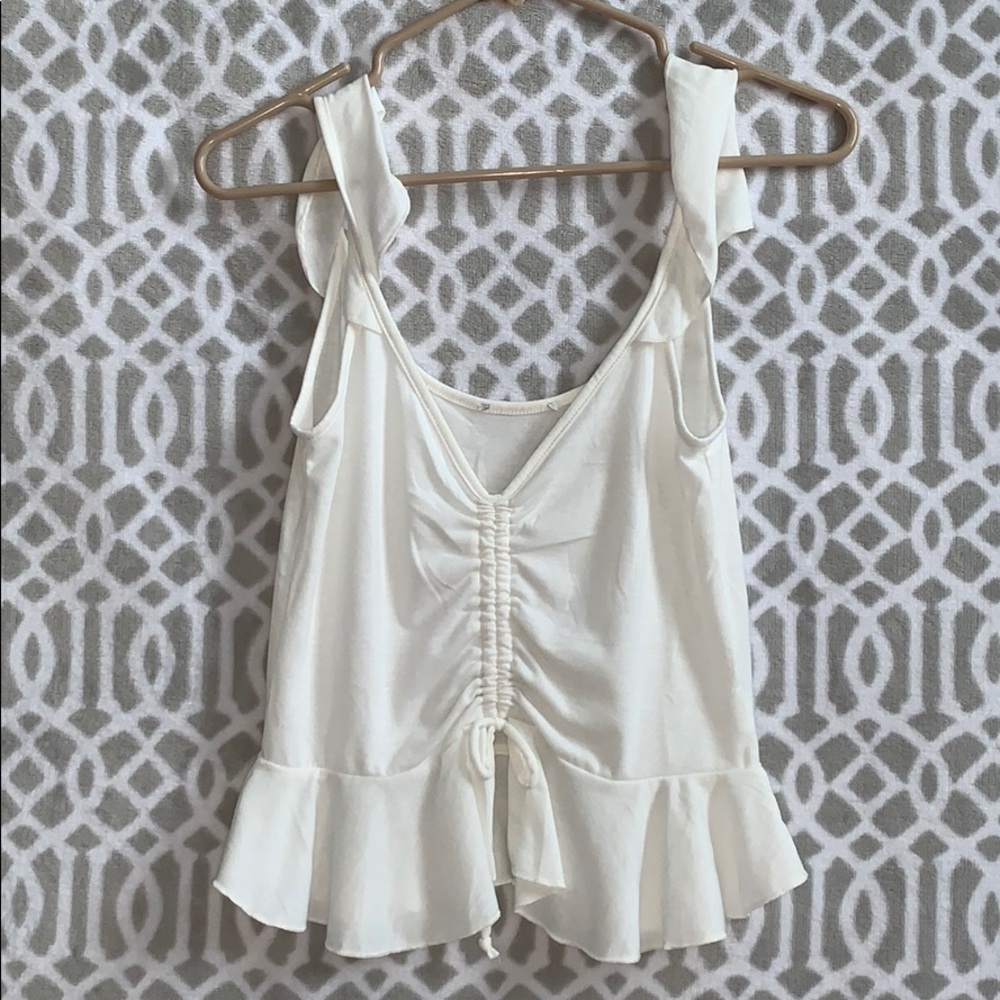 White tank top